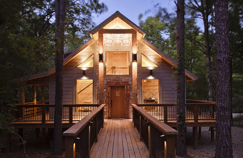 Rental exterior at Hidden Hills Cabin Rentals.