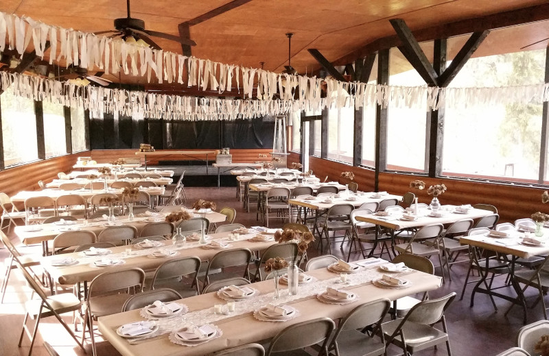 Event center at Gwin's Lodge & Kenai Peninsula Charter Booking Service.