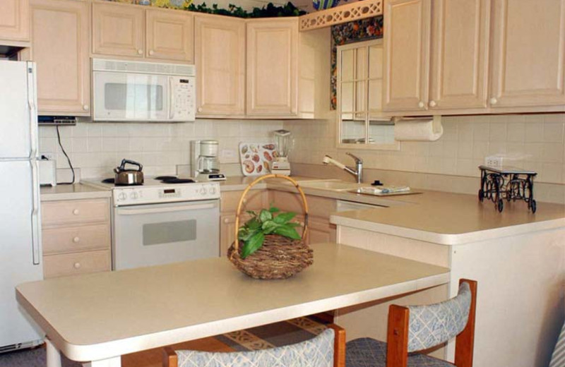 Condo kitchen at Hale Kai O Kihei