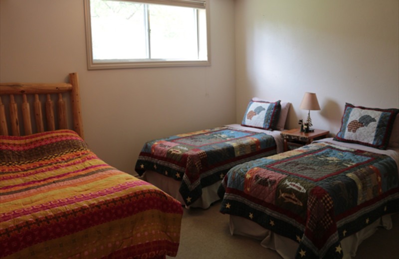 Guest room at Banff Squirrel's Nest Bed and Breakfast.