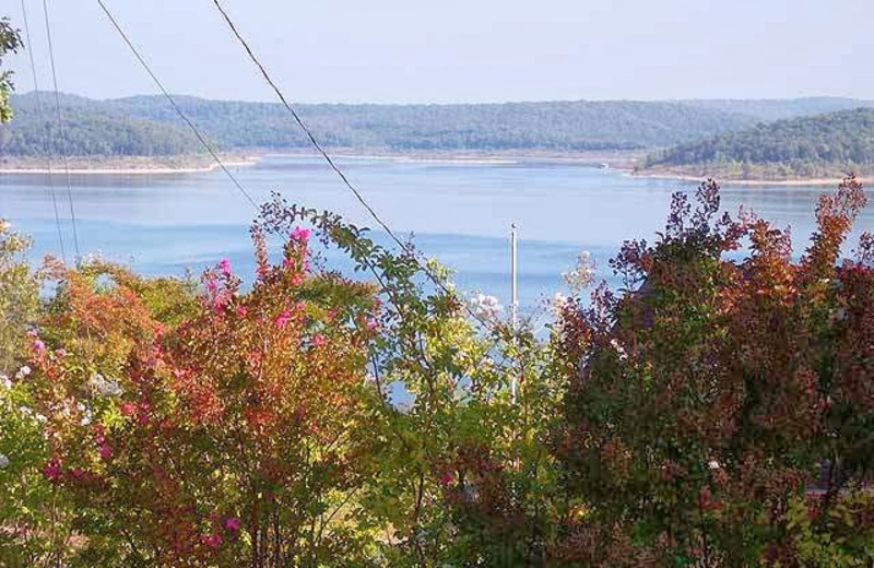 The lake at Driftwood Resort.