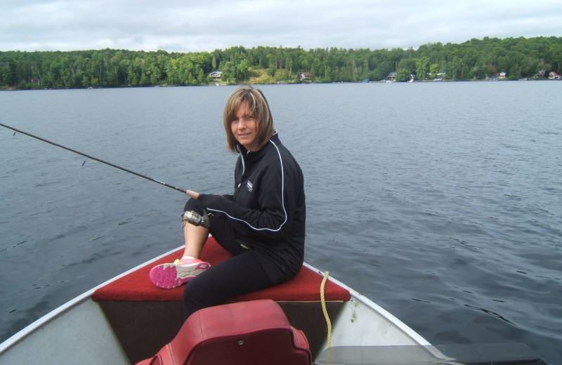 Fishing at Rocky Crest Golf Resort.