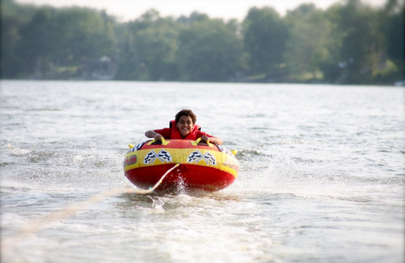 Tubing at Southview Cottages Resort.