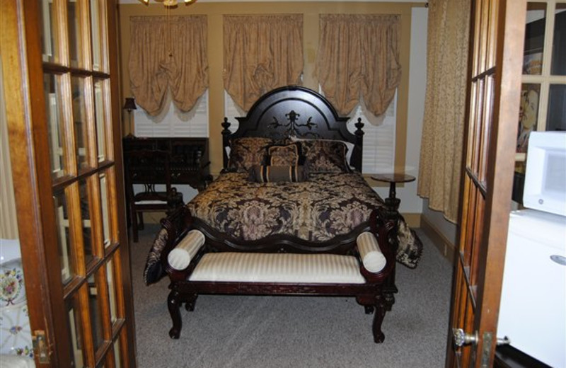 Guest room at Gruene River Inn.