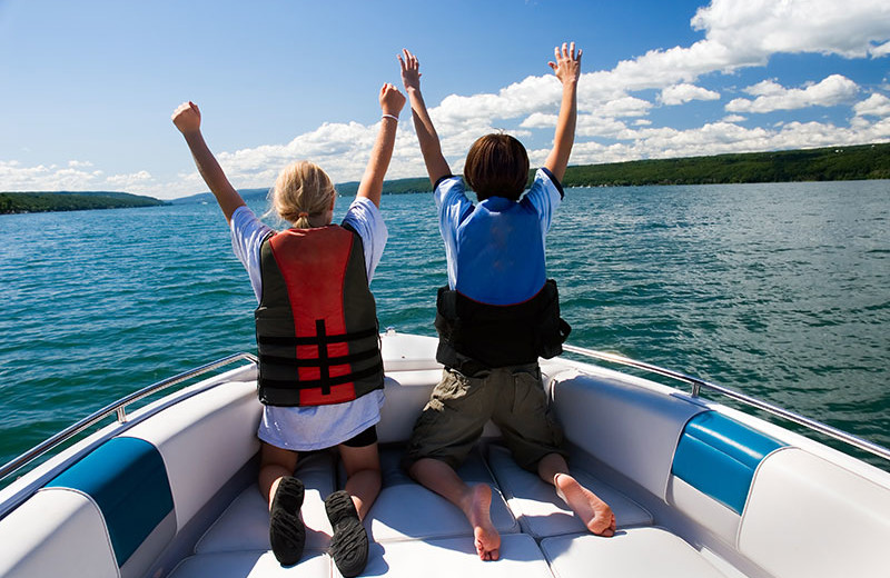 Boating at The Conger Collection.