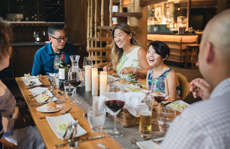 Dining at CMH Cariboos Lodge.