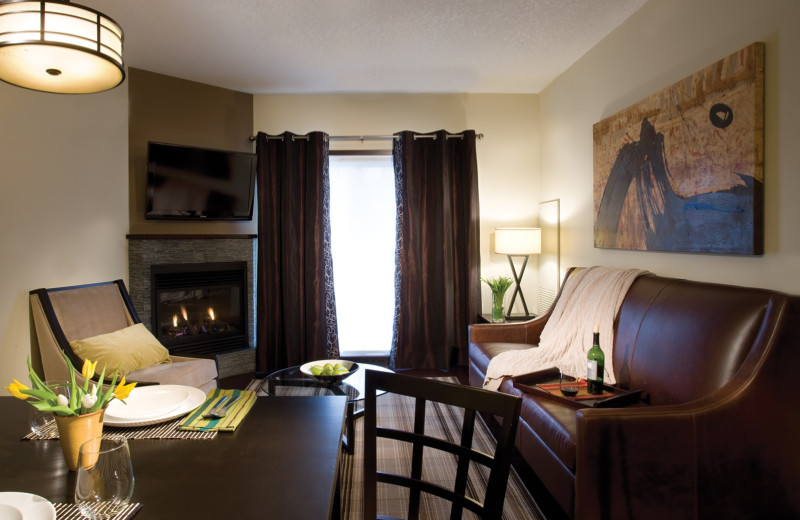 Guest room at Paradise Resort Club.