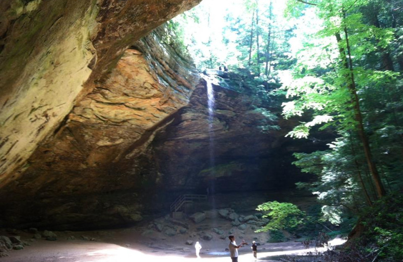 Cavern near Cabins in Hocking.