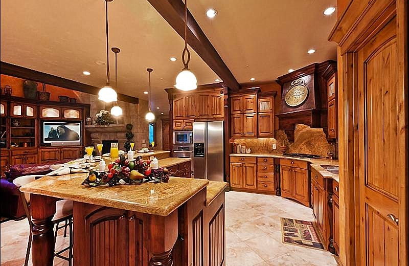 Rental kitchen at Park City Rentals by Owner.