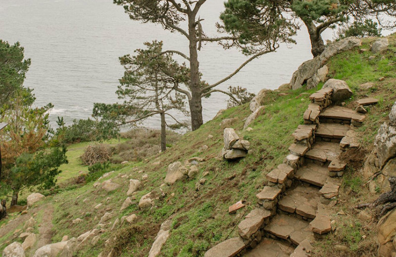 Hiking at Timber Cove Inn.
