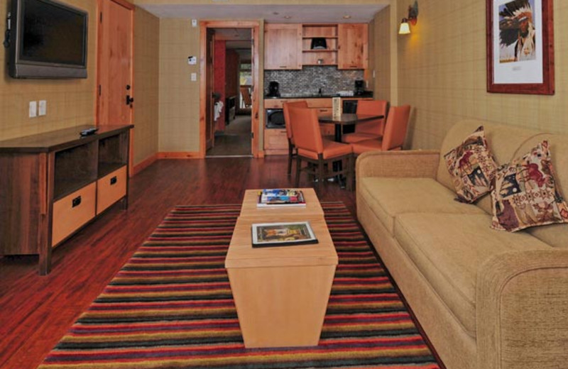 Suite interior at The Fox Hotel.