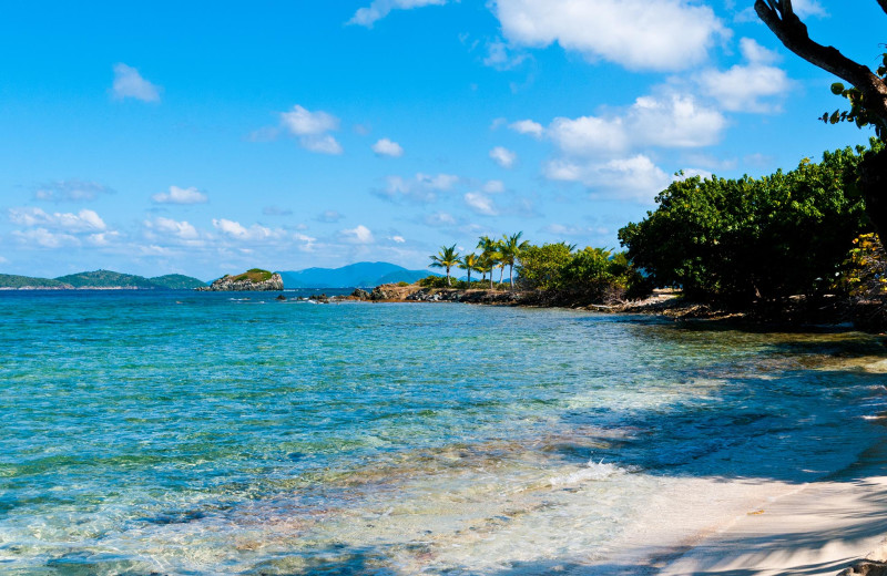 Beach at Paradise Cove Resort.
