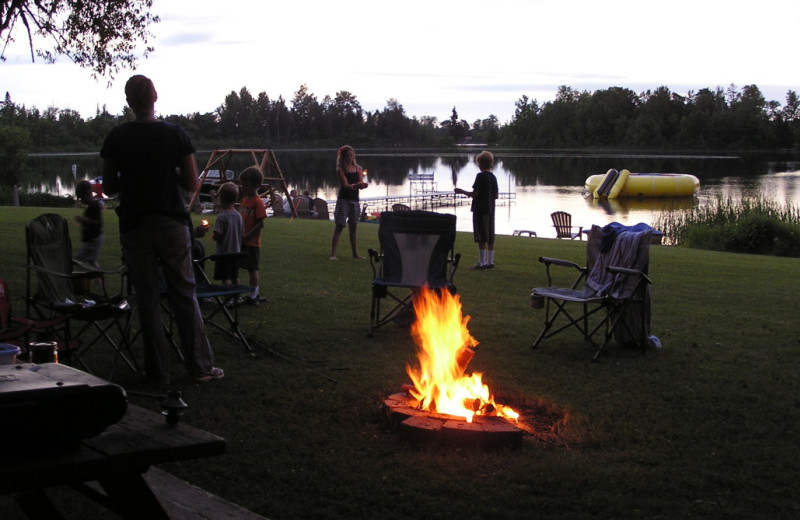 Bonfire at Kokomo Resort.