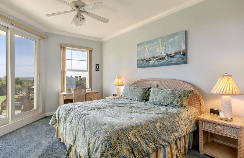 Rental bedroom at Amelia Rentals and Management Services.