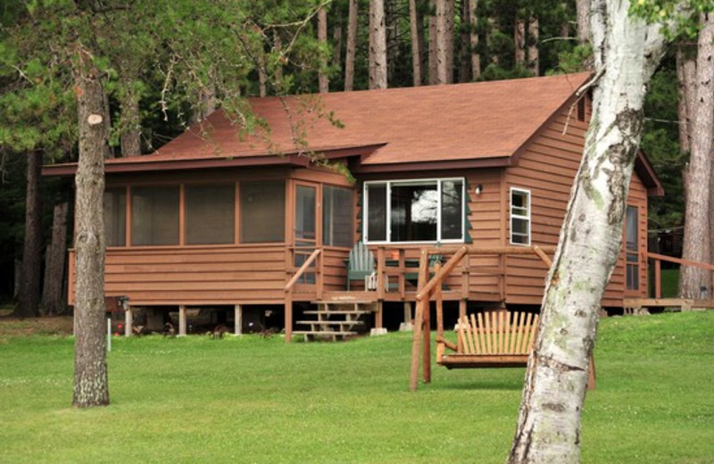 Cabins at Agate Lake Resort.