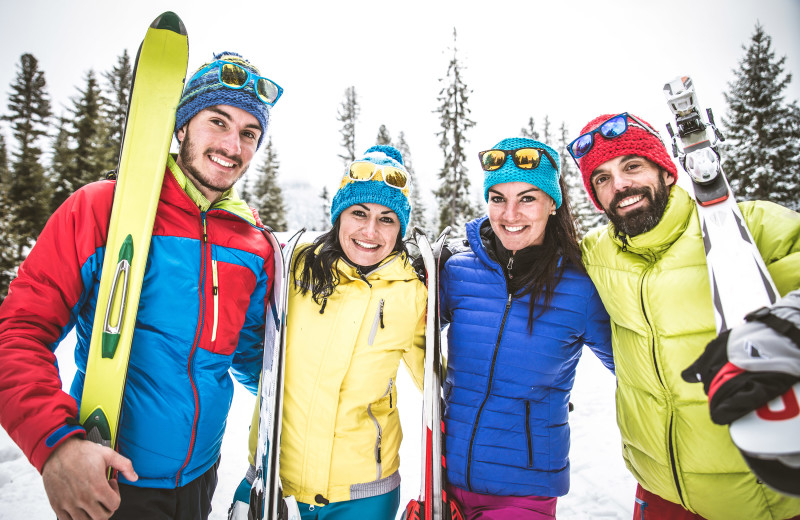 Skiing at Cascade Lodge.