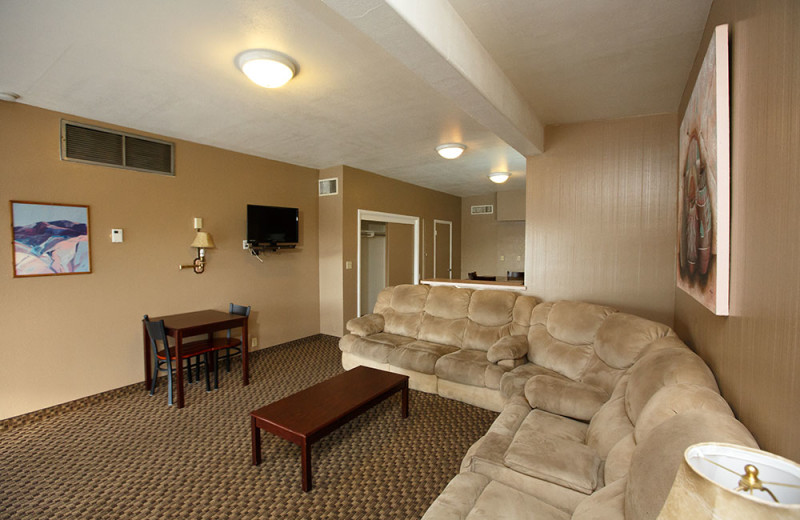 Guest living room at Havasu Springs Resort.
