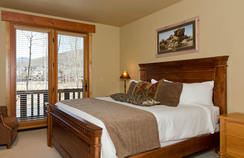 Guest room at Lodges at Deer Valley.
