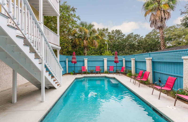 Outdoor pool at Real Escapes Properties - Oasis at East Beach.