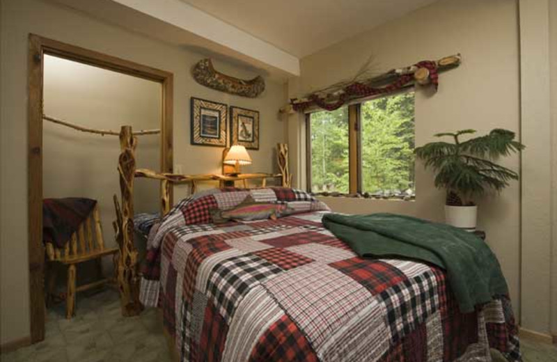 Cottage bedroom at The Inn on Gitche Gumee.