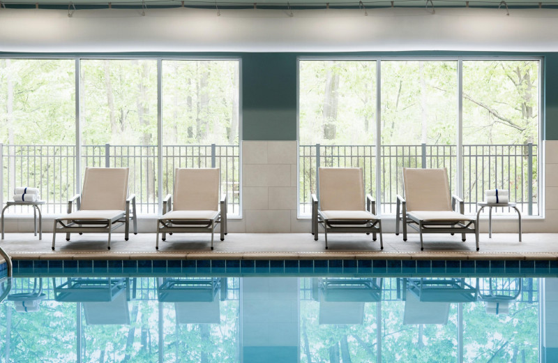 Indoor pool at Holiday Inn Express & Suites Millersburg.