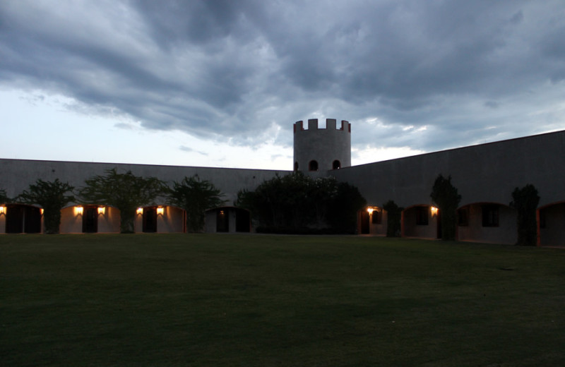 Exterior view of Greystone Castle Sporting Club.