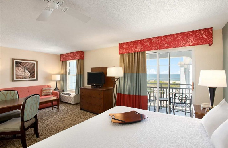 Guest room at Hampton Inn & Suites Outer Banks/Corolla.