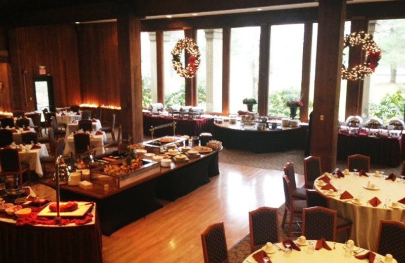 Dining at The Heritage Hotel.