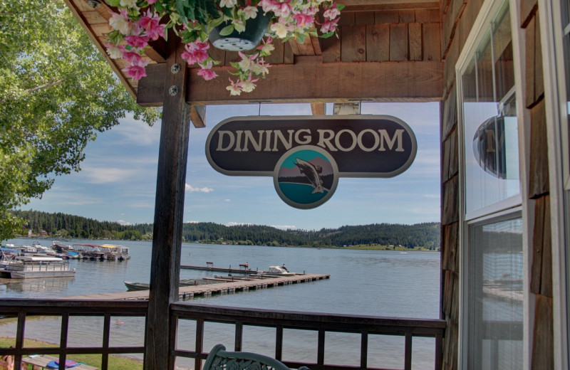 Restaurant view at Silver Beach Resort.