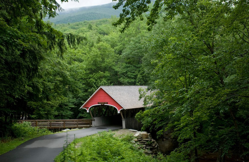 Covered bridge at Adair Country Inn.