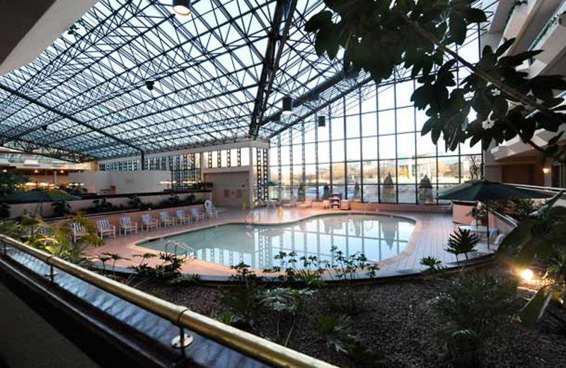 Indoor pool at Melville Marriott Long Island.