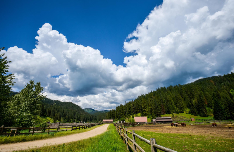 Exterior view of Red Horse Mountain Ranch.