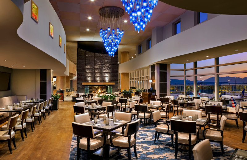Dining at The Fairmont Vancouver Airport.
