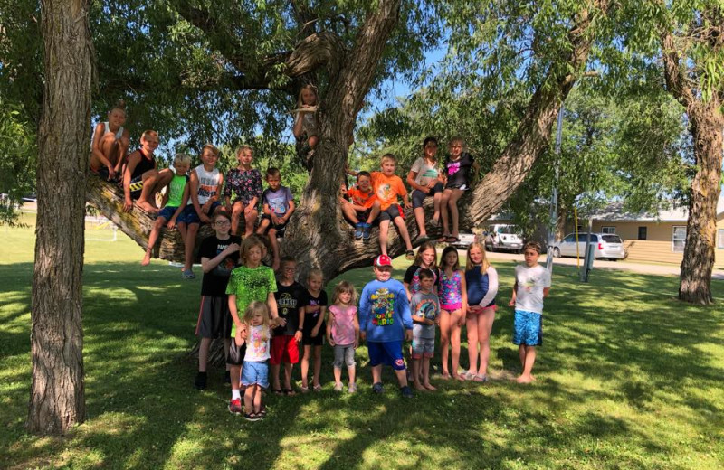 Kids group at Betsy Ross Resort.