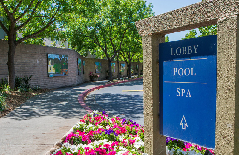 Spa exterior at Best Western Sonoma Valley Inn & Krug Event Center.