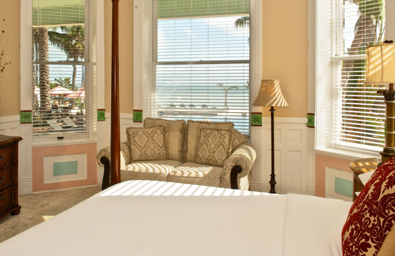 Guest room at The Southernmost House.