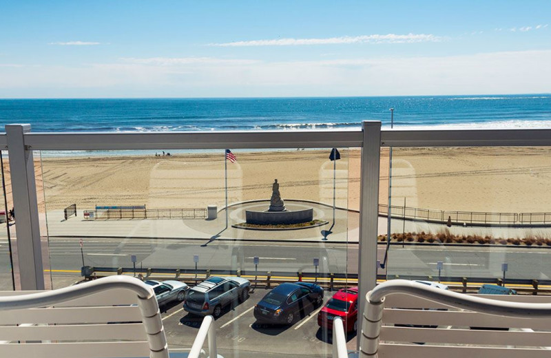 Guest balcony at Ashworth by the Sea.