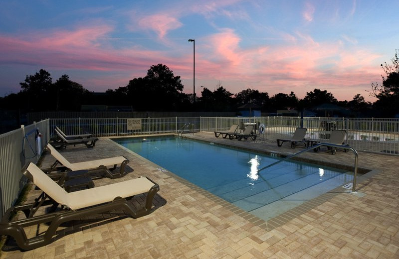 Outdoor pool at Hampton Inn & Suites Panama City Beach-Pier Park Area.