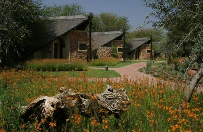 Exterior view of Tau Game Lodge.