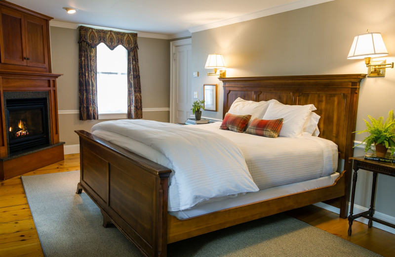 Guest room at Four Columns Inn.