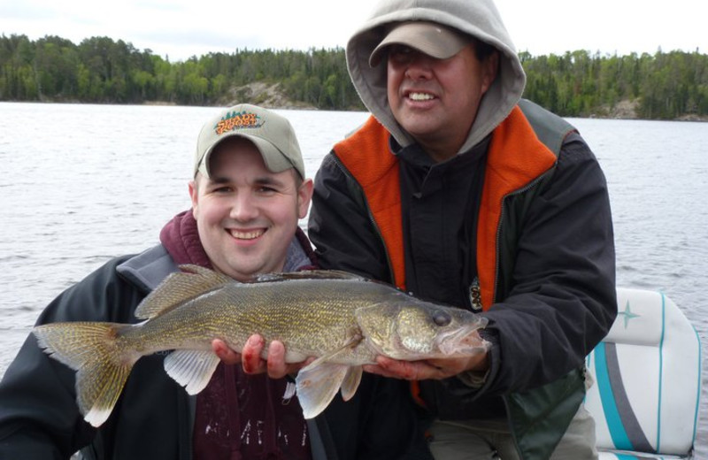 Fishing at Shady Roost Lodge.