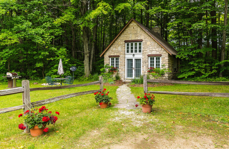 Cottage exterior at The Shallows Resort.