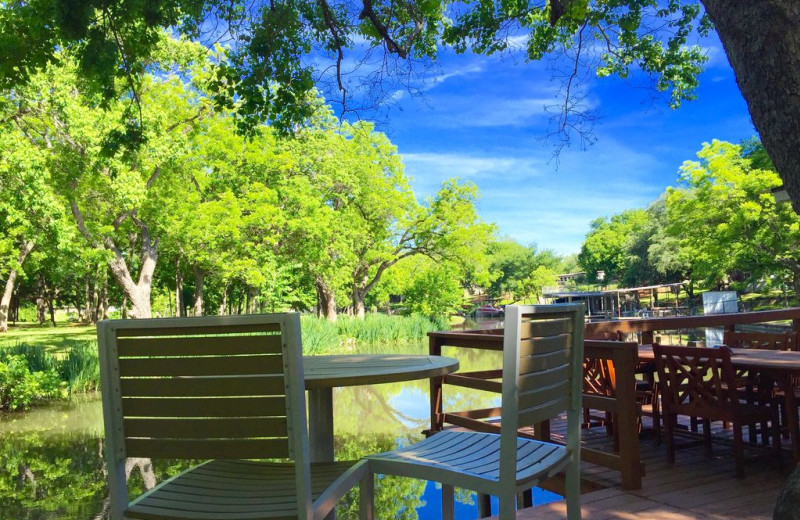 Lake view of The Secret Cabin.