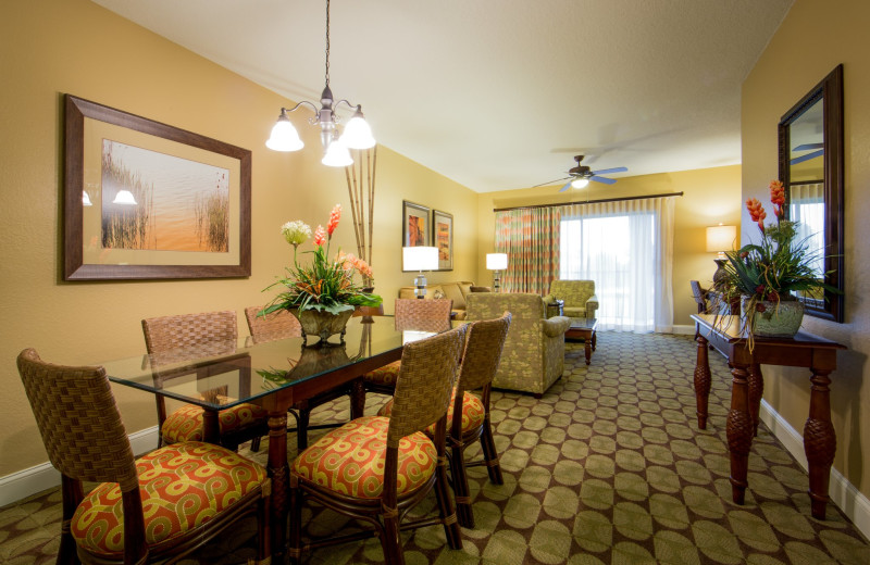 Guest room at Holiday Inn Club Vacations at Orange Lake Resort.