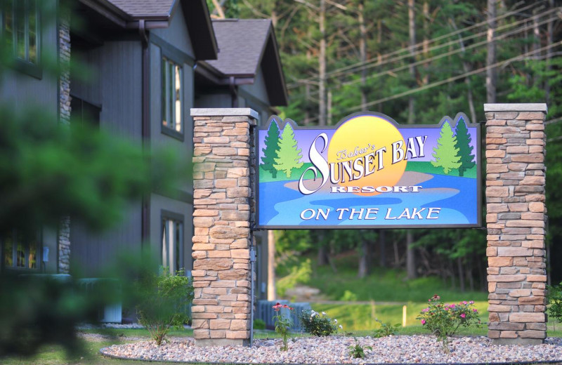 Exterior view of Baker's Sunset Bay Resort.