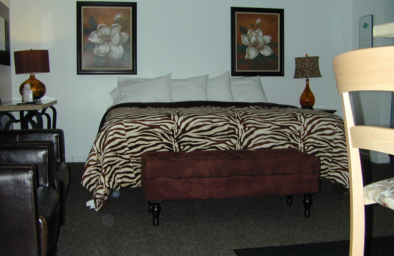 Guest room at Miami Motel.