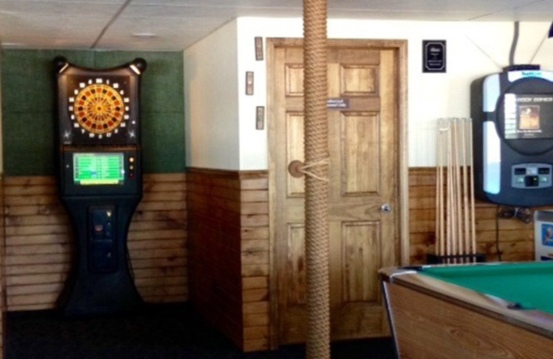 Game room at Alhonna Resort.
