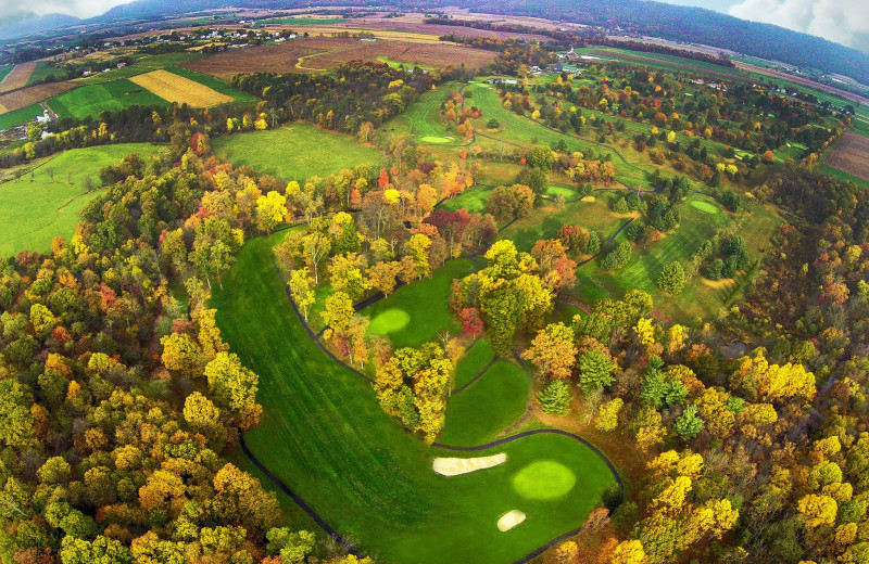 Aerial view of The Lodge at Lykens Valley.