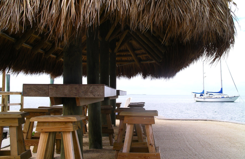 Cabana patio at Coral Bay Resort.