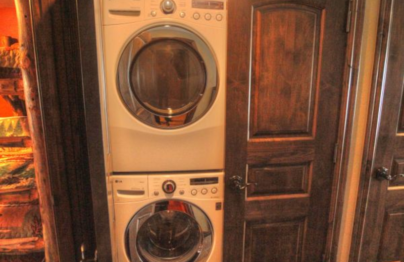 Vacation rental washer dryer at SkyRun Vacation Rentals - Vail, Colorado.